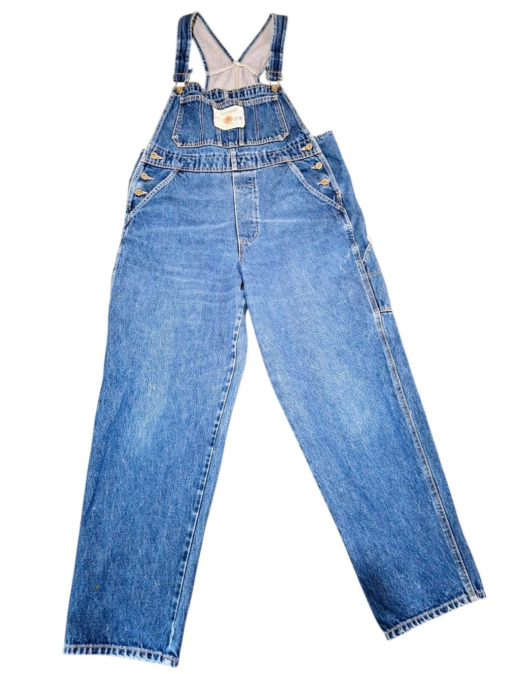 Vintage Hollywood Denim Bib Carpenter Overalls Women's 90s